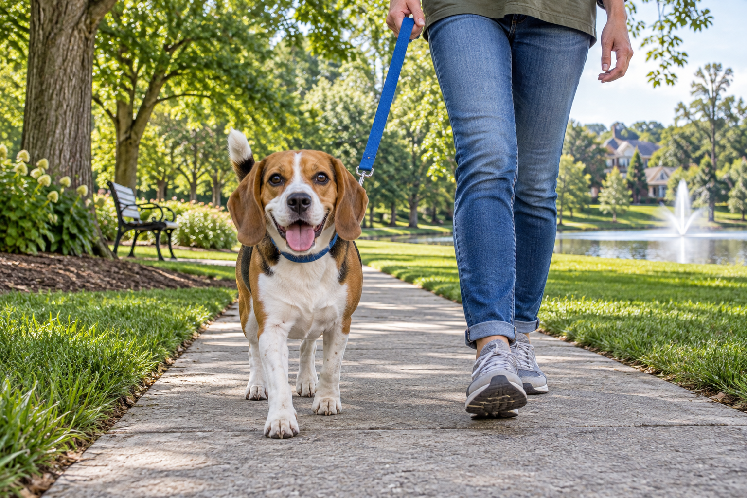 Dog Walking Photo — illustrative image